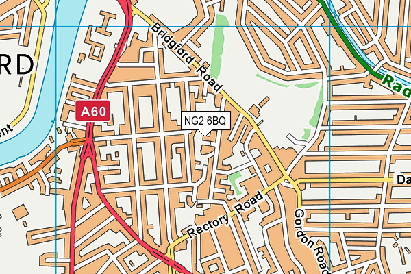 NG2 6BQ map - OS VectorMap District (Ordnance Survey) NG2 6BQ map - OS VectorMap District (Ordnance Survey)