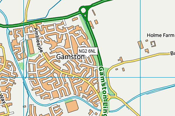 NG2 6NL map - OS VectorMap District (Ordnance Survey) NG2 6NL map - OS VectorMap District (Ordnance Survey)