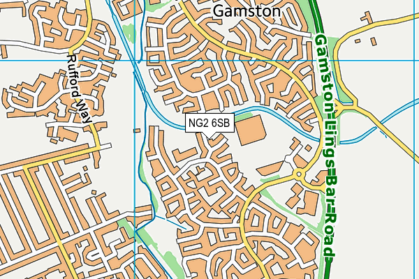 NG2 6SB map - OS VectorMap District (Ordnance Survey) NG2 6SB map - OS VectorMap District (Ordnance Survey)
