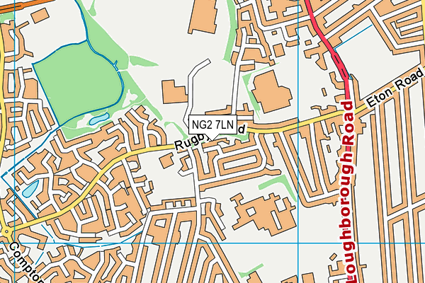 NG2 7LN map - OS VectorMap District (Ordnance Survey) NG2 7LN map - OS VectorMap District (Ordnance Survey)