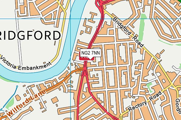 NG2 7NN map - OS VectorMap District (Ordnance Survey) NG2 7NN map - OS VectorMap District (Ordnance Survey)