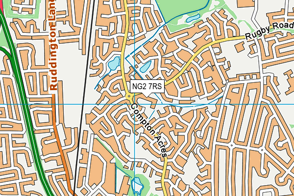 NG2 7RS map - OS VectorMap District (Ordnance Survey) NG2 7RS map - OS VectorMap District (Ordnance Survey)