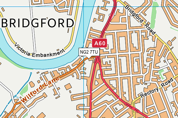 NG2 7TU map - OS VectorMap District (Ordnance Survey) NG2 7TU map - OS VectorMap District (Ordnance Survey)