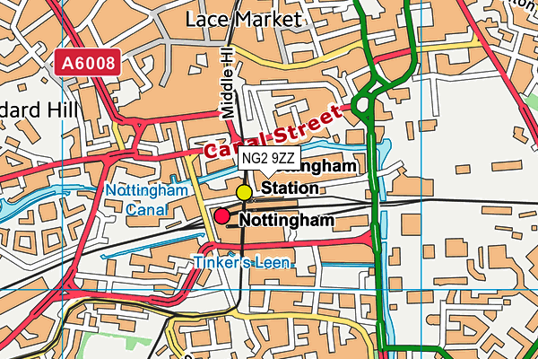 NG2 9ZZ map - OS VectorMap District (Ordnance Survey) NG2 9ZZ map - OS VectorMap District (Ordnance Survey)