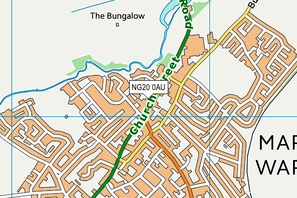NG20 0AU map - OS VectorMap District (Ordnance Survey) NG20 0AU map - OS VectorMap District (Ordnance Survey)