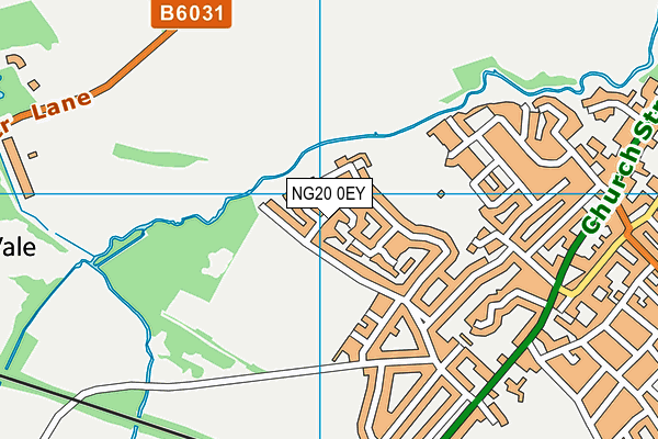 NG20 0EY map - OS VectorMap District (Ordnance Survey) NG20 0EY map - OS VectorMap District (Ordnance Survey)