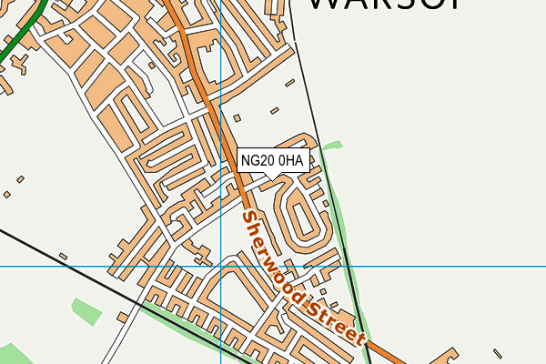 NG20 0HA map - OS VectorMap District (Ordnance Survey) NG20 0HA map - OS VectorMap District (Ordnance Survey)