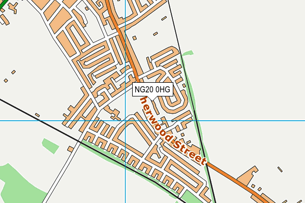 NG20 0HG map - OS VectorMap District (Ordnance Survey) NG20 0HG map - OS VectorMap District (Ordnance Survey)