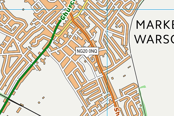 NG20 0NQ map - OS VectorMap District (Ordnance Survey) NG20 0NQ map - OS VectorMap District (Ordnance Survey)