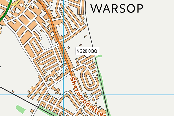 NG20 0QQ map - OS VectorMap District (Ordnance Survey) NG20 0QQ map - OS VectorMap District (Ordnance Survey)