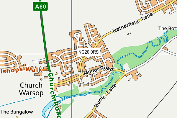 NG20 0RS map - OS VectorMap District (Ordnance Survey) NG20 0RS map - OS VectorMap District (Ordnance Survey)