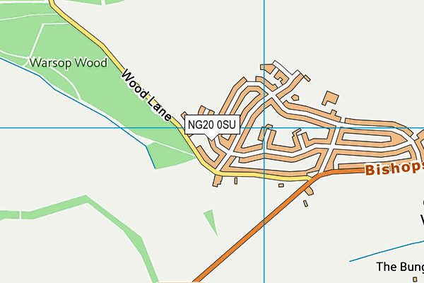 NG20 0SU map - OS VectorMap District (Ordnance Survey) NG20 0SU map - OS VectorMap District (Ordnance Survey)