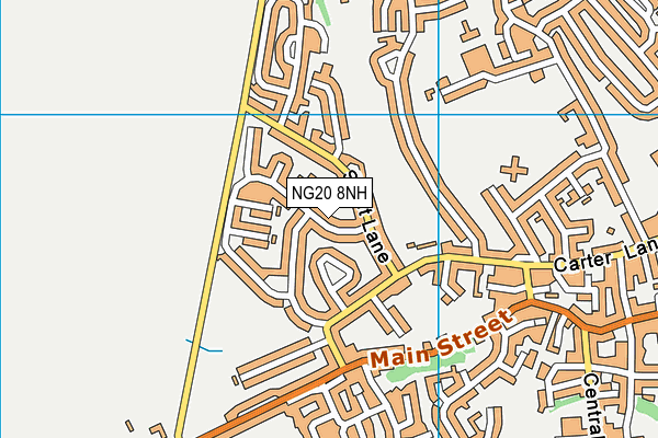 NG20 8NH map - OS VectorMap District (Ordnance Survey) NG20 8NH map - OS VectorMap District (Ordnance Survey)