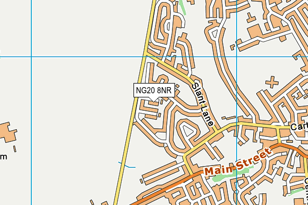 NG20 8NR map - OS VectorMap District (Ordnance Survey) NG20 8NR map - OS VectorMap District (Ordnance Survey)