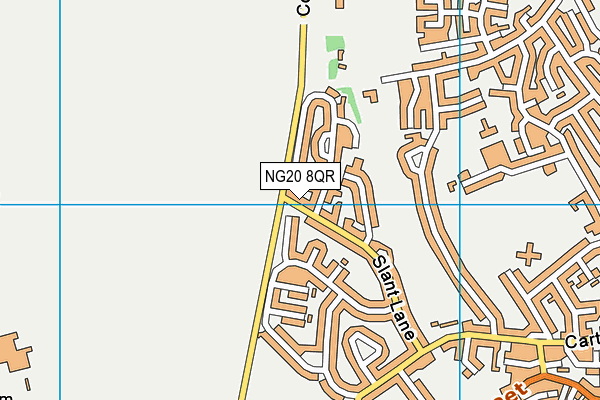 NG20 8QR map - OS VectorMap District (Ordnance Survey) NG20 8QR map - OS VectorMap District (Ordnance Survey)