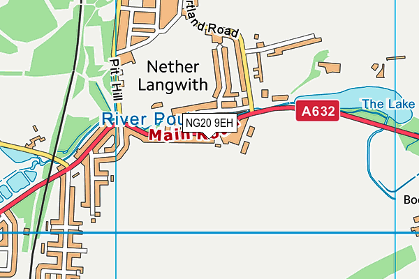 NG20 9EH map - OS VectorMap District (Ordnance Survey) NG20 9EH map - OS VectorMap District (Ordnance Survey)