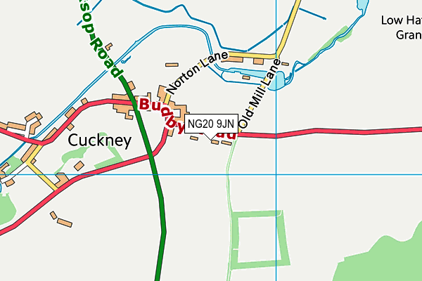 NG20 9JN map - OS VectorMap District (Ordnance Survey) NG20 9JN map - OS VectorMap District (Ordnance Survey)