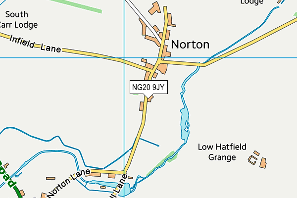 NG20 9JY map - OS VectorMap District (Ordnance Survey) NG20 9JY map - OS VectorMap District (Ordnance Survey)