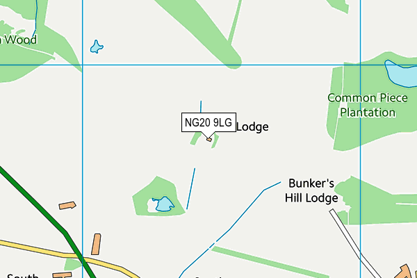 NG20 9LG map - OS VectorMap District (Ordnance Survey) NG20 9LG map - OS VectorMap District (Ordnance Survey)