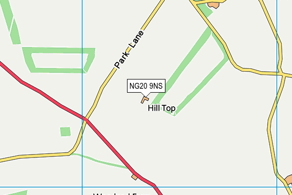 NG20 9NS map - OS VectorMap District (Ordnance Survey) NG20 9NS map - OS VectorMap District (Ordnance Survey)
