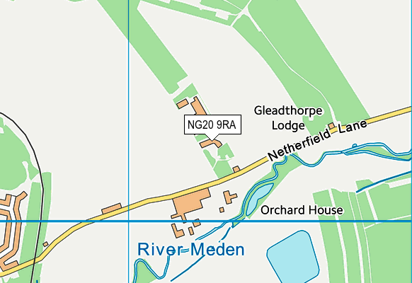 NG20 9RA map - OS VectorMap District (Ordnance Survey) NG20 9RA map - OS VectorMap District (Ordnance Survey)