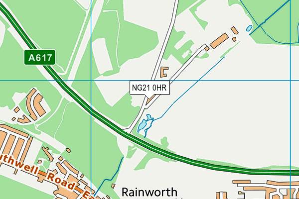 NG21 0HR map - OS VectorMap District (Ordnance Survey) NG21 0HR map - OS VectorMap District (Ordnance Survey)