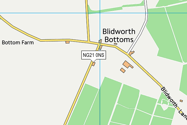 NG21 0NS map - OS VectorMap District (Ordnance Survey) NG21 0NS map - OS VectorMap District (Ordnance Survey)