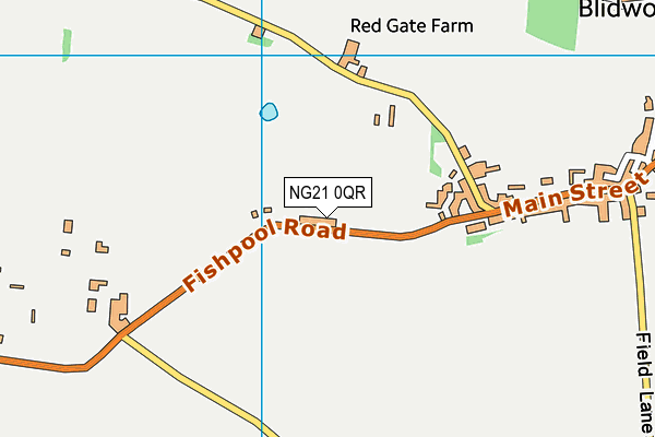 NG21 0QR map - OS VectorMap District (Ordnance Survey) NG21 0QR map - OS VectorMap District (Ordnance Survey)
