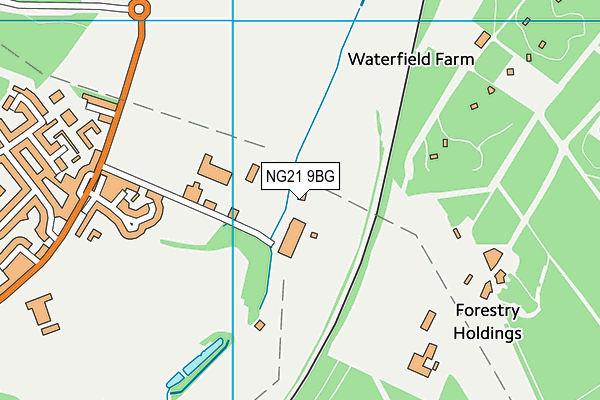 NG21 9BG map - OS VectorMap District (Ordnance Survey) NG21 9BG map - OS VectorMap District (Ordnance Survey)