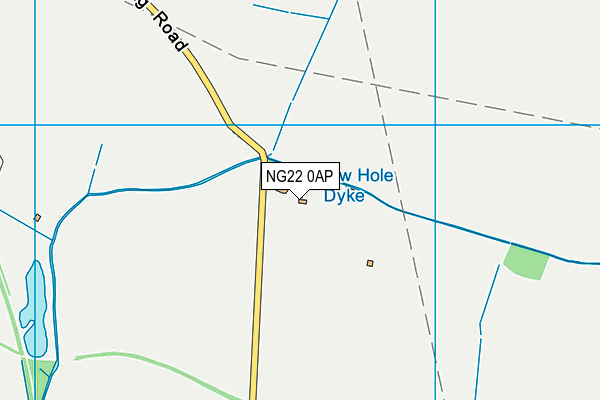 NG22 0AP map - OS VectorMap District (Ordnance Survey) NG22 0AP map - OS VectorMap District (Ordnance Survey)