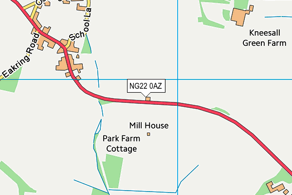 NG22 0AZ map - OS VectorMap District (Ordnance Survey) NG22 0AZ map - OS VectorMap District (Ordnance Survey)