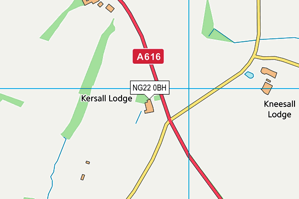 NG22 0BH map - OS VectorMap District (Ordnance Survey) NG22 0BH map - OS VectorMap District (Ordnance Survey)