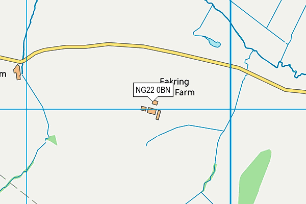 NG22 0BN map - OS VectorMap District (Ordnance Survey) NG22 0BN map - OS VectorMap District (Ordnance Survey)