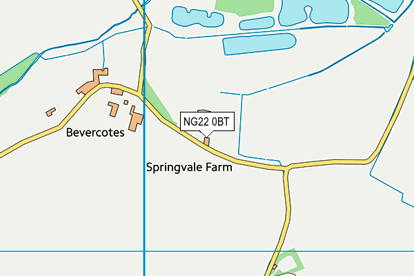 NG22 0BT map - OS VectorMap District (Ordnance Survey) NG22 0BT map - OS VectorMap District (Ordnance Survey)