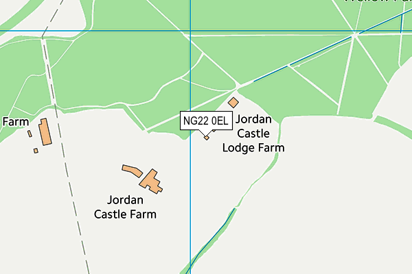 NG22 0EL map - OS VectorMap District (Ordnance Survey) NG22 0EL map - OS VectorMap District (Ordnance Survey)