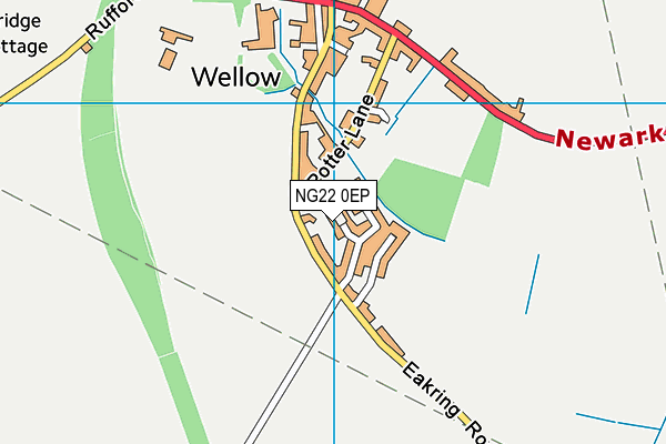 NG22 0EP map - OS VectorMap District (Ordnance Survey) NG22 0EP map - OS VectorMap District (Ordnance Survey)