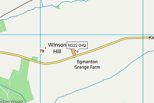 NG22 0HQ map - OS VectorMap District (Ordnance Survey) NG22 0HQ map - OS VectorMap District (Ordnance Survey)