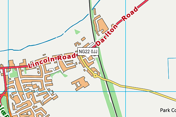 NG22 0JJ map - OS VectorMap District (Ordnance Survey) NG22 0JJ map - OS VectorMap District (Ordnance Survey)