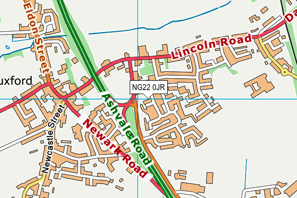NG22 0JR map - OS VectorMap District (Ordnance Survey) NG22 0JR map - OS VectorMap District (Ordnance Survey)