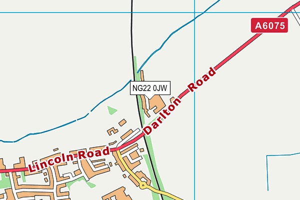 NG22 0JW map - OS VectorMap District (Ordnance Survey) NG22 0JW map - OS VectorMap District (Ordnance Survey)