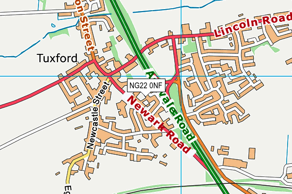 NG22 0NF map - OS VectorMap District (Ordnance Survey) NG22 0NF map - OS VectorMap District (Ordnance Survey)
