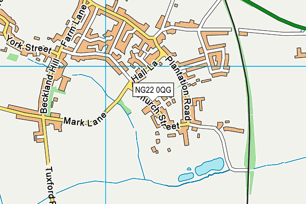 NG22 0QG map - OS VectorMap District (Ordnance Survey) NG22 0QG map - OS VectorMap District (Ordnance Survey)
