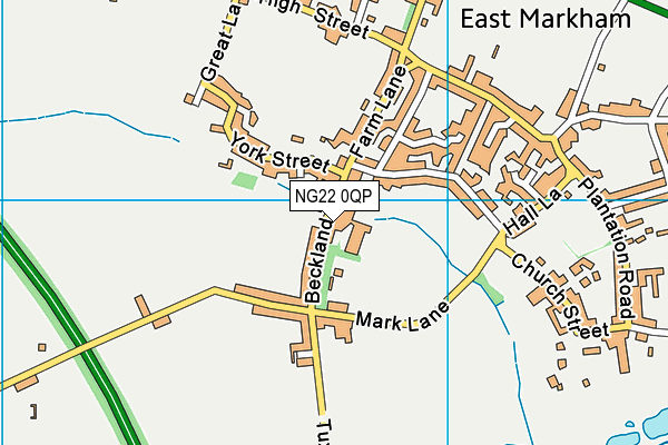 NG22 0QP map - OS VectorMap District (Ordnance Survey) NG22 0QP map - OS VectorMap District (Ordnance Survey)