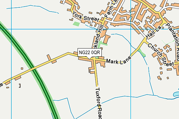 NG22 0QR map - OS VectorMap District (Ordnance Survey) NG22 0QR map - OS VectorMap District (Ordnance Survey)