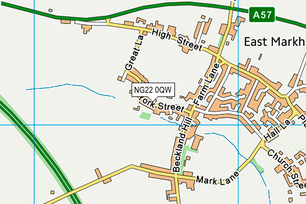 NG22 0QW map - OS VectorMap District (Ordnance Survey) NG22 0QW map - OS VectorMap District (Ordnance Survey)