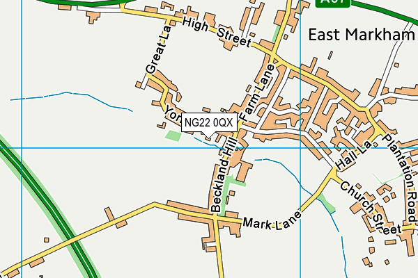 NG22 0QX map - OS VectorMap District (Ordnance Survey) NG22 0QX map - OS VectorMap District (Ordnance Survey)