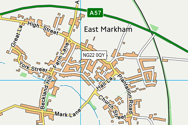 NG22 0QY map - OS VectorMap District (Ordnance Survey) NG22 0QY map - OS VectorMap District (Ordnance Survey)