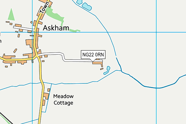 NG22 0RN map - OS VectorMap District (Ordnance Survey) NG22 0RN map - OS VectorMap District (Ordnance Survey)