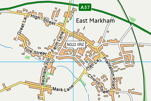 NG22 0RZ map - OS VectorMap District (Ordnance Survey) NG22 0RZ map - OS VectorMap District (Ordnance Survey)