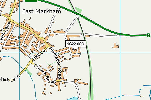 NG22 0SQ map - OS VectorMap District (Ordnance Survey) NG22 0SQ map - OS VectorMap District (Ordnance Survey)